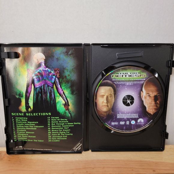 DVD Star Trek Nemesis w/ insert - Picture 2 of 4